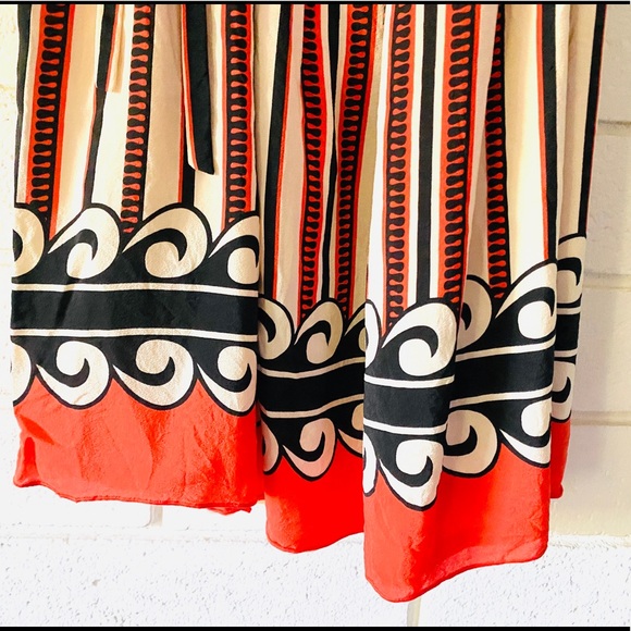 Anna Sui 100% Silk Off Shoulder Dress - Picture 5 of 7
